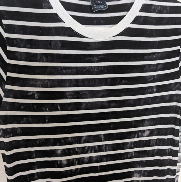 French Connection Tie-dye Stripped Jersey Maxi Dress - Picture 6 of 8